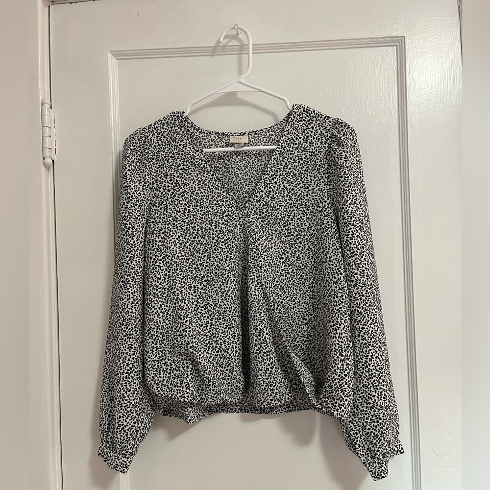 A New Day Flowered Blouse
